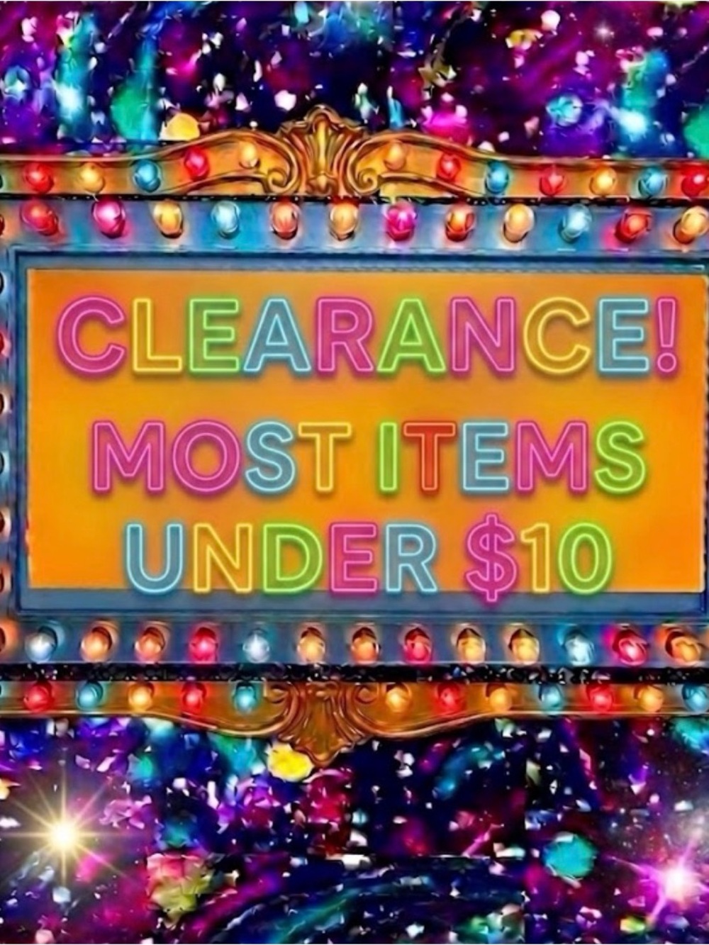 CLOTHING CLEARANCE!